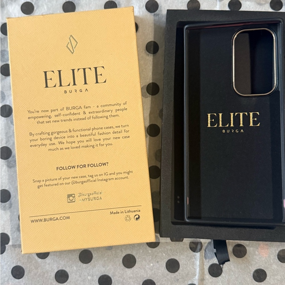 Elite Black Phone Case – Sleek Protective Cover